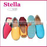 Ladies Popular Rubber Sole Blank Canvas Shoes thumbnail-1