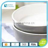 Ceramic Wholesale Round Baking Remakin With Handle for Home Use thumbnail-4