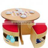 Wooden Table and Chair Set