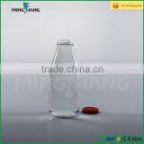 500ml Clear Glass Bottles for Beverage, Jiuce and Milk With Cap Wholesale thumbnail-2