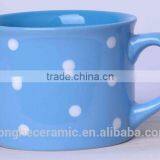 Wholesale Ceramic Big Soup Mug With Handle