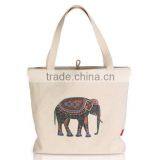 Pattern Printed Shopping Bag Customized Canvas Bag thumbnail-1