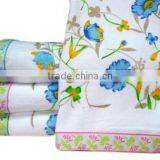 Printed Towel With Wide Border
