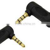 3.5mm Stereo Jack Socket to 3.5mm Stereo Male Right Angle Plug