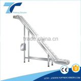 Saving Space Z-shape high Inclination Angle Acclivitous Belt Conveyor for Packing machines