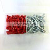 Wall Plug Plastic Anchor With Zamac Screw thumbnail-5