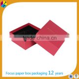 custom foil stamped red gift perfume paper box