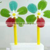 Handmade Colorful Pinwheel Shape Lollipop , Jelly Drops Can Move thumbnail-1