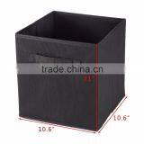 Non-woven Fabrics Foldable Storage Folding Bin Cube Basket Laundry Hamper thumbnail-3