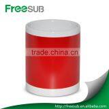 White Mug With Patch Color Changing Ceramic Sublimation Mugs