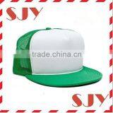 Flat Brim Promotional Wholesale Blank Trucker Hat thumbnail-1