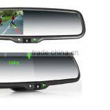 Bluetooth Rear View Mirror Built in Microphone Car Handsfree Kit Rear View Mirror Monitor thumbnail-5