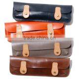Boshiho Leather Awesome Gift,Pencil Cases,pencil Pen Holder Compartment