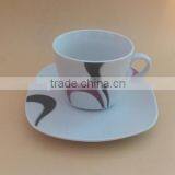 Fashion Design Coffee and Tea Set Fine Porcelain Cups and Saucers Sets thumbnail-5