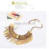 Antique Gold Plated Choker Collar Vintage Pendant Statement Necklace Women Necklaces & Pendants Fashion Necklaces for Women 2014 thumbnail-3