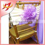 Cheap Spandex Lycra Material Pretty High Quality Flower Chair Cover Sash thumbnail-3