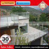 2014 hot sale aluminum glass fence