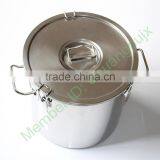 6Liter Straight Barrel Type Stainless Steel 304 Material Small Milk Drum thumbnail-1