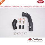 MerTop N54 3.0T E82 E88 E90 E92 E8X E9X 135i 335i Intake Turbo Charge Pipe Cooling Kit WITH 50mm BOV Port+3'' Catless Do thumbnail-2