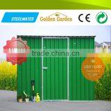 2015 Green Rustproof Zinc Coated Galvanized Metal Garden Tools Shed for Outside Garden thumbnail-3