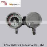 High Quality Stainless Steel Curved Rod Line SF6 Gas Density Gauge thumbnail-1