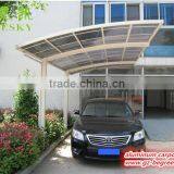 DIY Easy Installation Double Lowes Metal Aluminum Cantilever Carport thumbnail-5