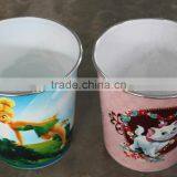 PP Material Home Use Colorful Cartoon Trash Bin thumbnail-2