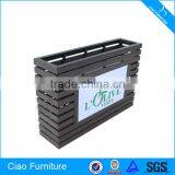 Деревянная мебельная прямоугольная цветочная горшок с подсветкой LED thumbnail-1