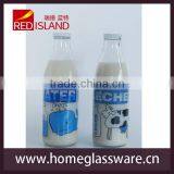 1L Glass Milk Sealed Bottle thumbnail-3