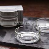 Round Glass Ash Tray Clear Glass Ash Tray thumbnail-4