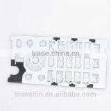 Ultathin Eco-friendly Printing PET and Silicone Waterproof Mobile Phone Keypad thumbnail-5