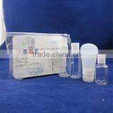 4pcs Portable Plastic Transparent Travel Bottle Toiletries Kit Cosmetics Travel Bottle Set thumbnail-2