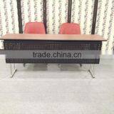 New Style Comercial Banquet Rectangular Training Tables With Folding Legs and Metal Mask thumbnail-6