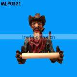Cowboy Themed Bathroom Decor West Toilet Paper Holder thumbnail-1