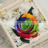 Special Custom Square Flower Paper Box With Preserve Floral Foam Flower Gift Box thumbnail-4