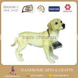 13.5 Inch Resin Realistic Animal Home Decoration Welcome Dog Statue thumbnail-5