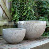 Polystone Planter, Durable Fiberstone Outdoor Pots, Lighweight Fiberglass thumbnail-1