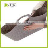 Eco-friendly Soft PE Laundry Basket Handle Plastic Sundries Storage Basket thumbnail-2
