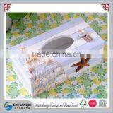 Wedding Decorative Vintage Art Wooden Tissue Box thumbnail-3