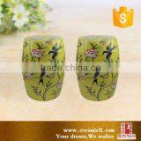 Chinese Ceramic Stool Manufacture Bright Color Green Cermaic Garden Stool thumbnail-5