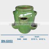 GLAZED CERAMIC OUTDOOR POT BN-G053 thumbnail-1