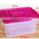 Storage Boxes & Bins Type and PP Plastic Type Storage Box With Lids thumbnail-2