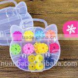 PP Plastic CAT Animal Shaped Cartoon Beads Clear Storage Box Boxes With Handle thumbnail-2