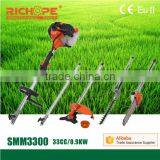 33cc 4 in 1 Brush Cutter Multi-function for Farm Tractor Use