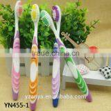 Rubber Handle Teeth Whitening High Quality Nylon Bristle Adult Toothbrush thumbnail-1