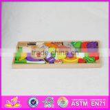 2016 New Design Cooking Toy Wooden Puzzles for Toddlers W14A157 thumbnail-2