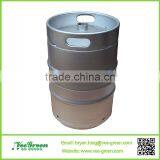 US 1/4 Stainless Steel Beer Barrel/one-quarter Beer Keg With Valve/slim Keg