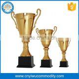 Wholesale Plating Gold Metal Trophy,three Gold Star Trophy,team Leader for Chicago Branch thumbnail-1