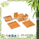 Low price guaranteed quality bamboo coasters 6