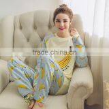 Women Cotton Long Sleeve Pajamas Wholesale thumbnail-1